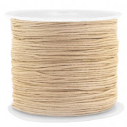 Macramé draad 0.8mm Champagne